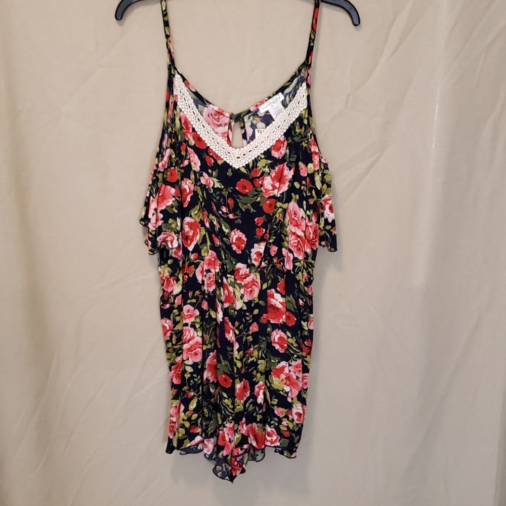 NWT off the shoulder romper.